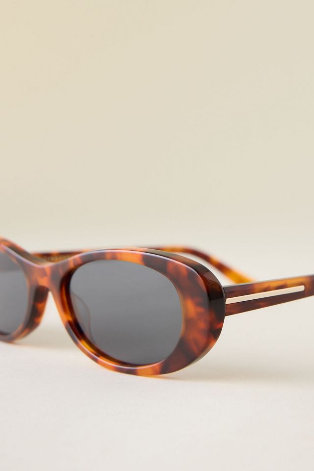 By Anthropologie Schmale Ovale Sonnenbrille #4
