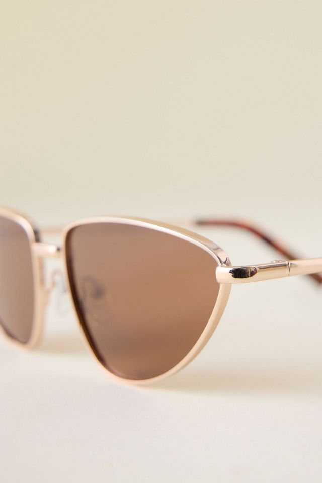 By Anthropologie Triangle Cat-Eye Sunglasses #4