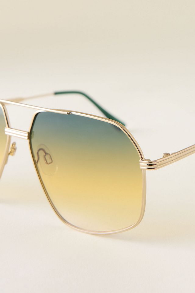 By Anthropologie Aviator Sunglasses #1