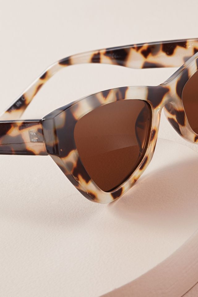 Tortoiseshell-Print Cat-Eye Sunglasses #1
