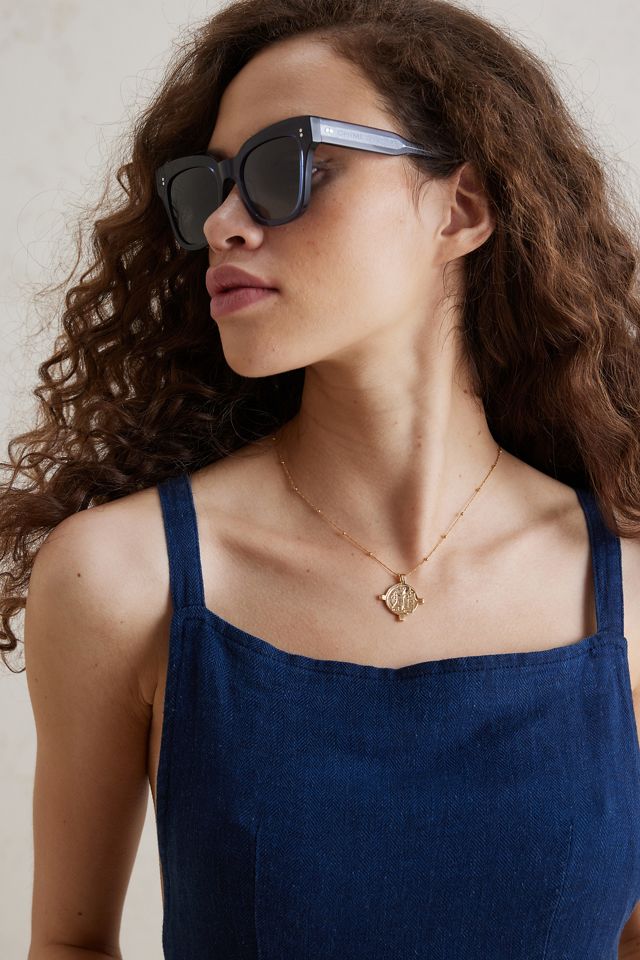 Chimi Blue Square Sunglasses
