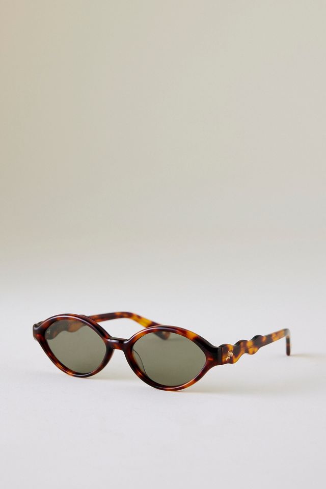 Occhiali da sole ovali preppy Damson Madder #2