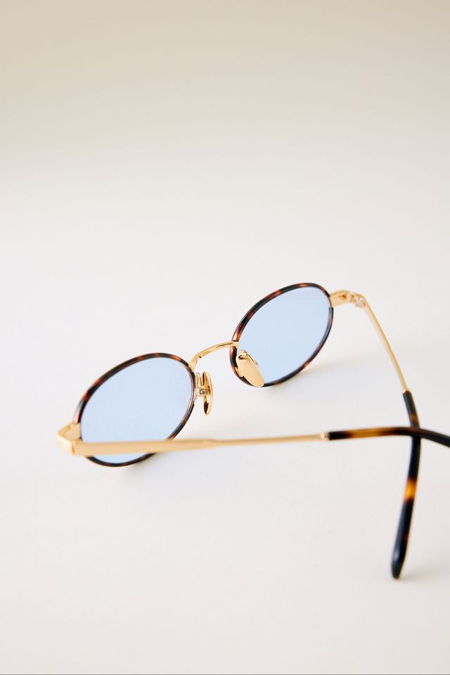 Jimmy Fairly Sigi Metal Oval Sunglasses #2