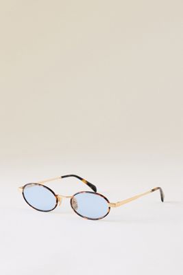 Jimmy Fairly Sigi Metall Ovale Sonnenbrille