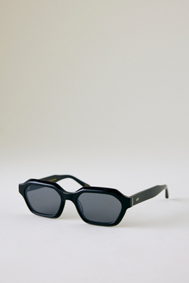 Messyweekend Anthony Hexagonal Square Sunglasses In Black