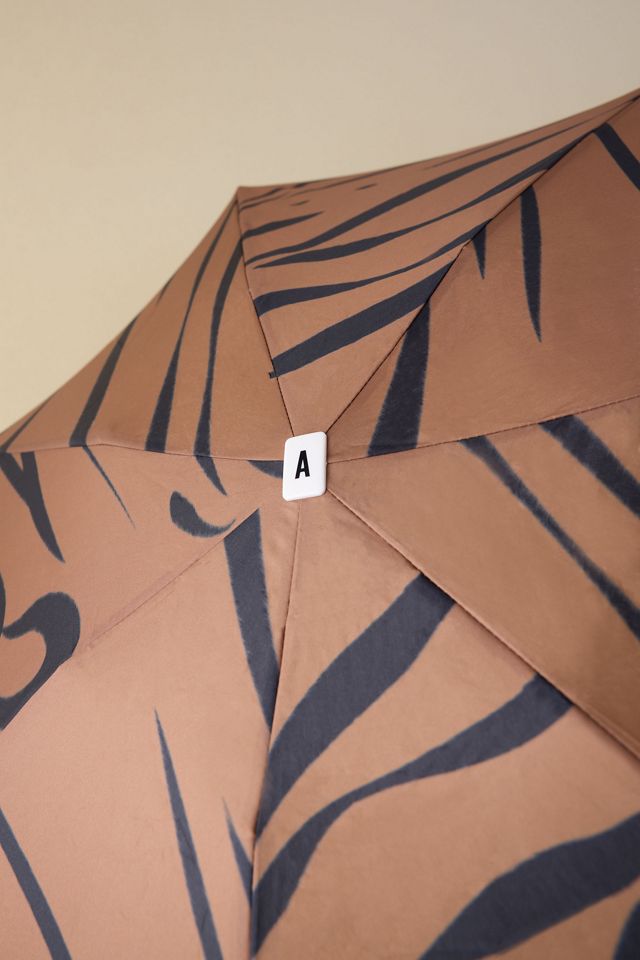 Anatole Eugene Tiger Print Folding Compact Umbrella #1
