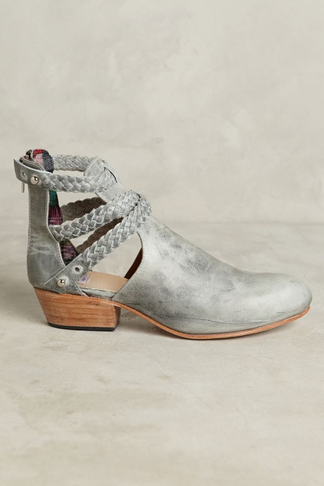 Uxibal Trenza Cutout Braided Booties #1