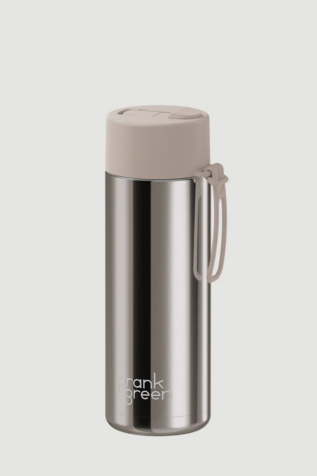 frank green Chrome Ceramic Reusable Bottle #1