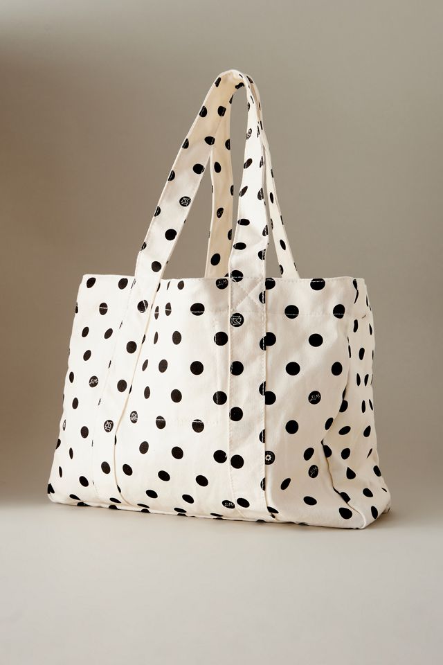 Damson Madder Polka Dot Tote Bag #1