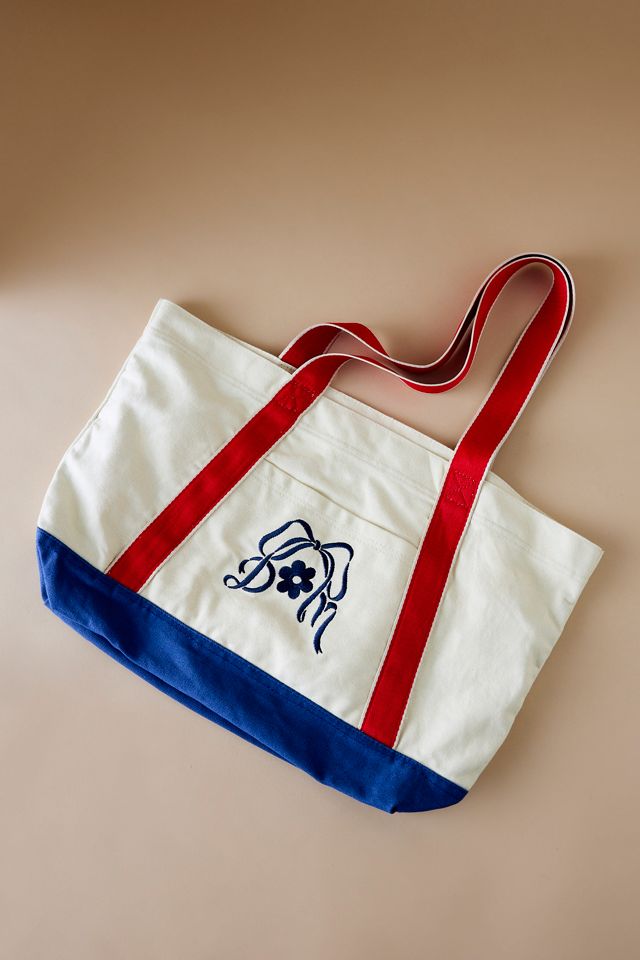 Damson Madder Embroidered Canvas Tote Bag | Anthropologie UK
