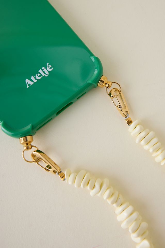 Ateljé Ivory Beaded Phone Strap #2