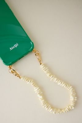 Cinturino per Telefono con Perline Avorio Ateljé