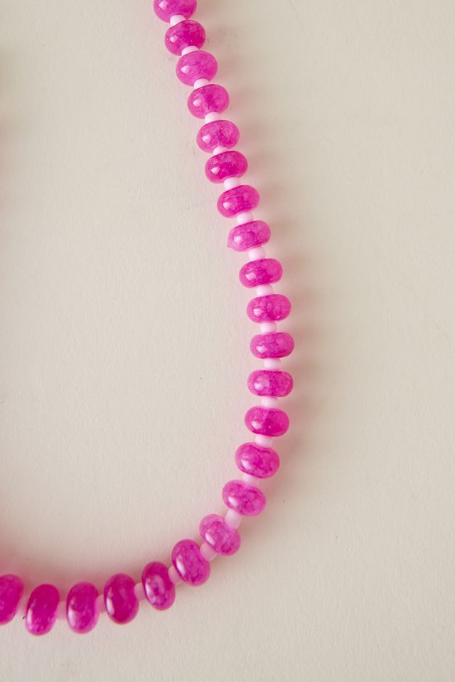 Ateljé Cherry Pink Beaded Phone Strap #2