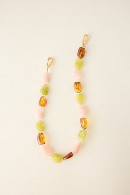 Dragonne de téléphone avec perles mélangées Ateljé