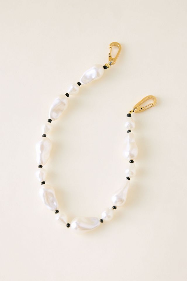Ateljé The Noir Pearl Phone Strap #1
