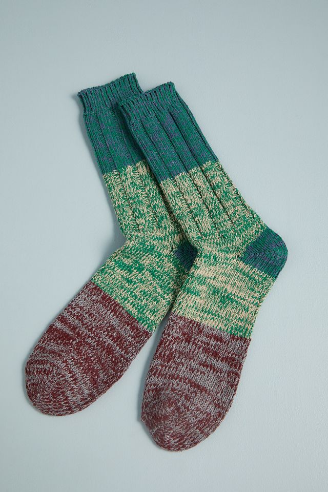 Chaussettes color block en coton recyclé Thunders Love #1