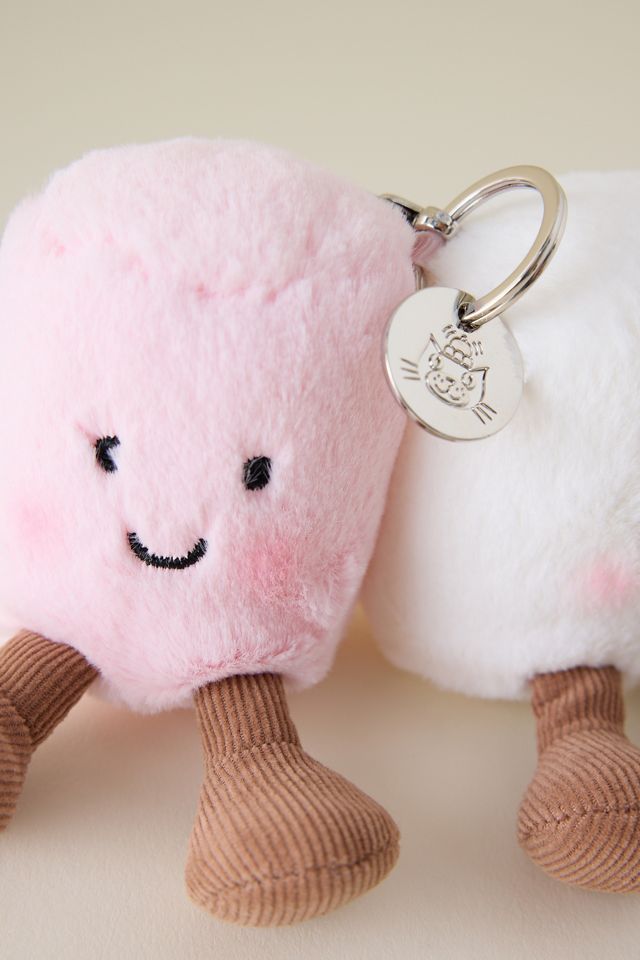 Jellycat Amuseables Pair of Marshmallows Bag Charm #1