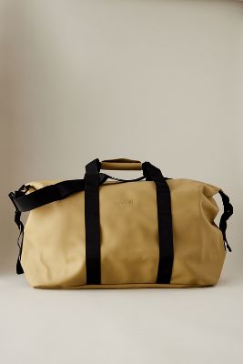 Shop Rains Hilo Waterproof Weekend Bag In Beige