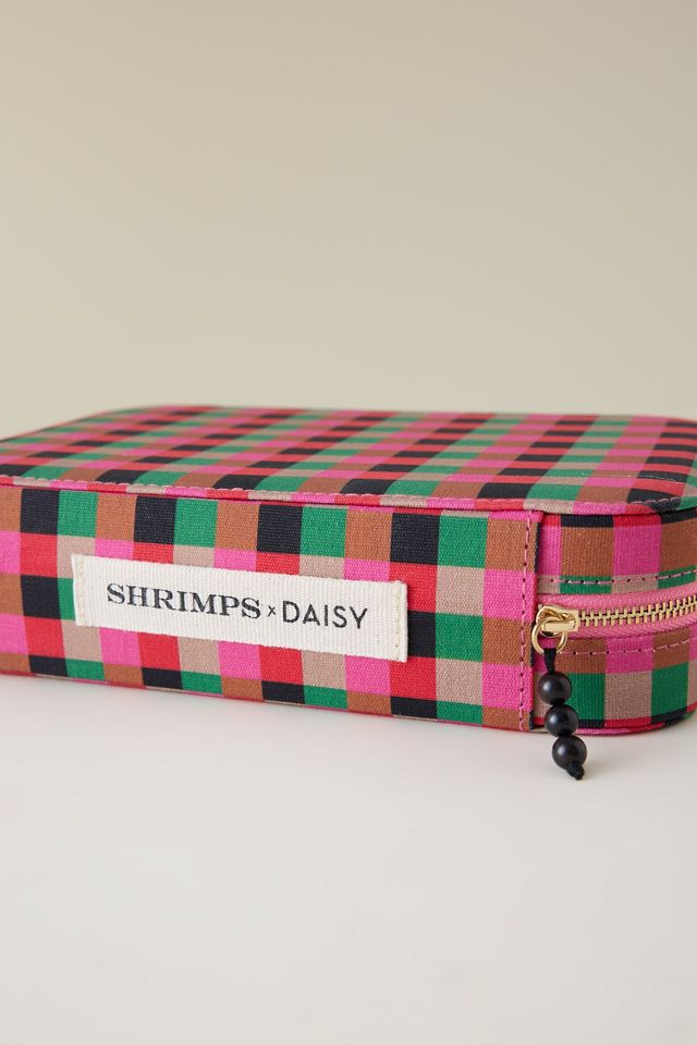 Shrimps x Daisy London Large Pink Jewellery Case #2
