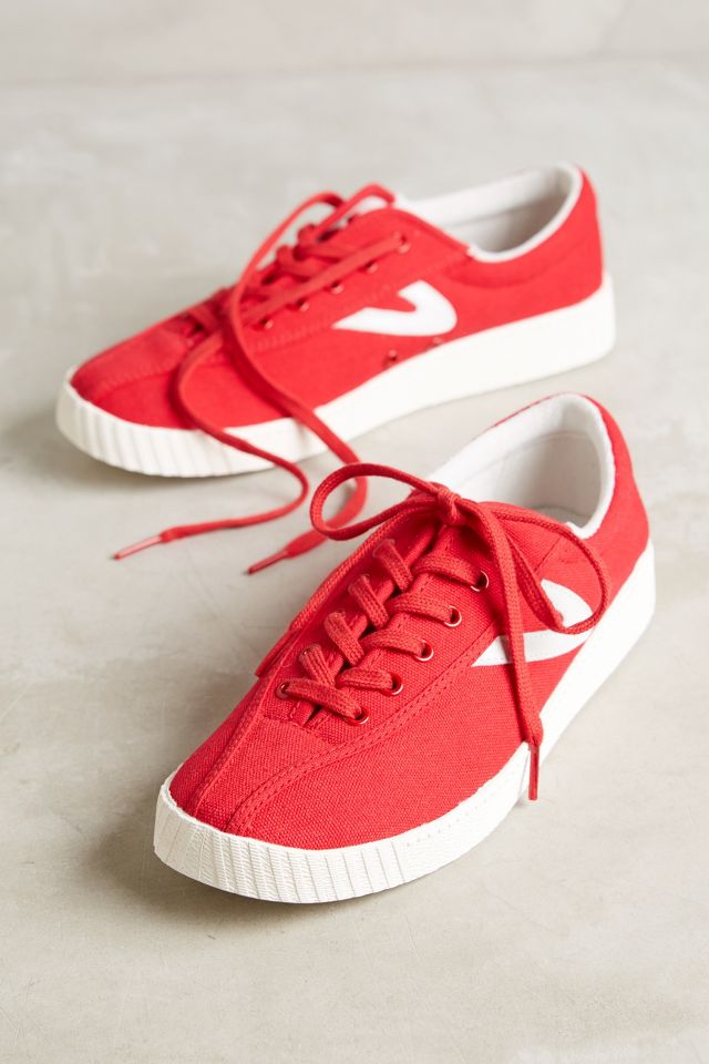 Red tretorn shoes on sale