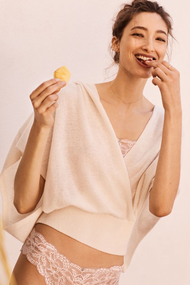 Cross-Front Cashmere Hoodie #4