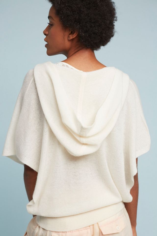 Cross-Front Cashmere Hoodie #3