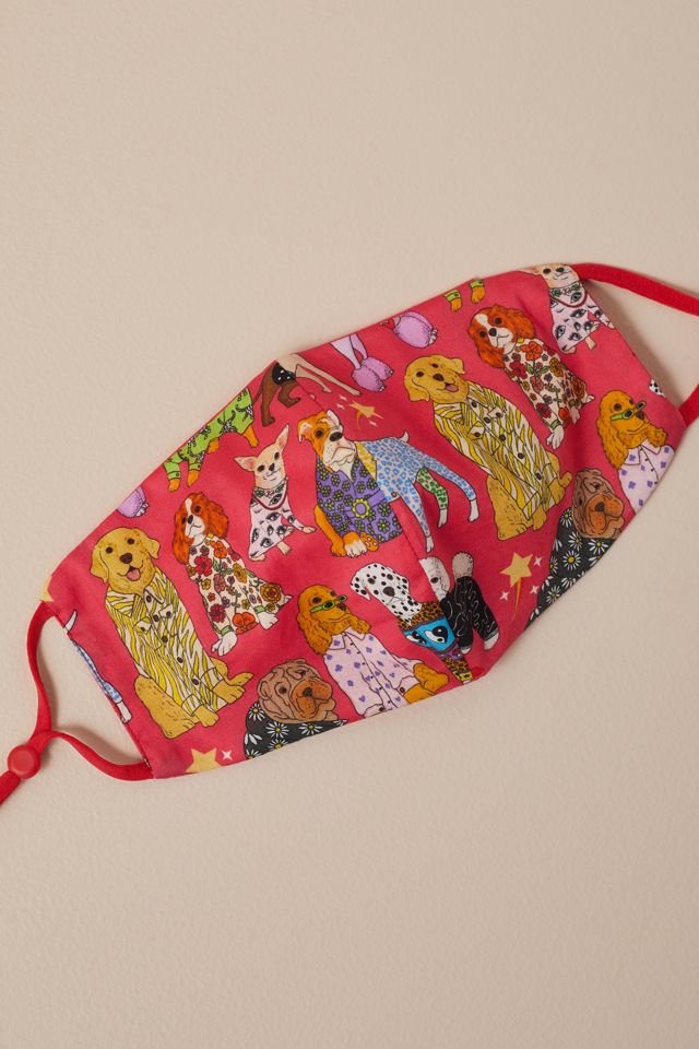 Karen Mabon Dog-Print Face Mask #1