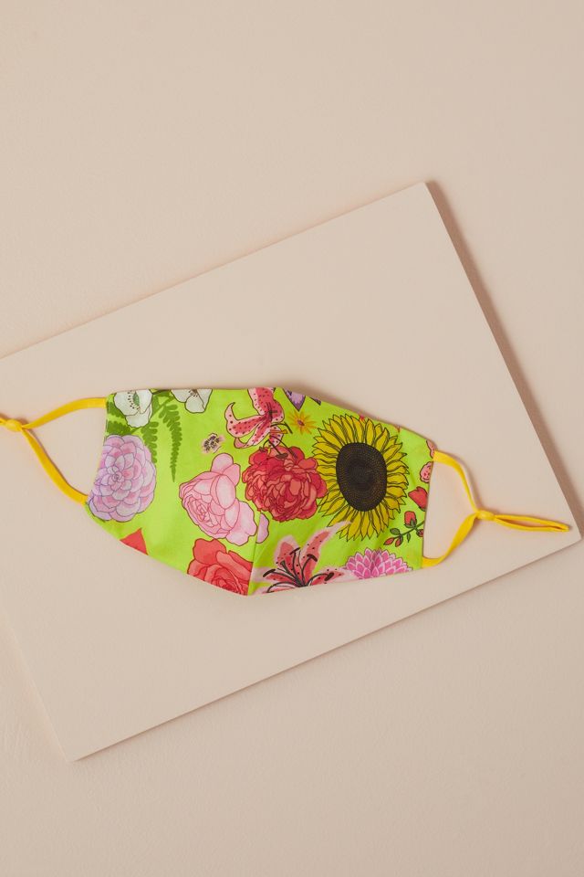 Karen Mabon Floral-Print Face Mask #1