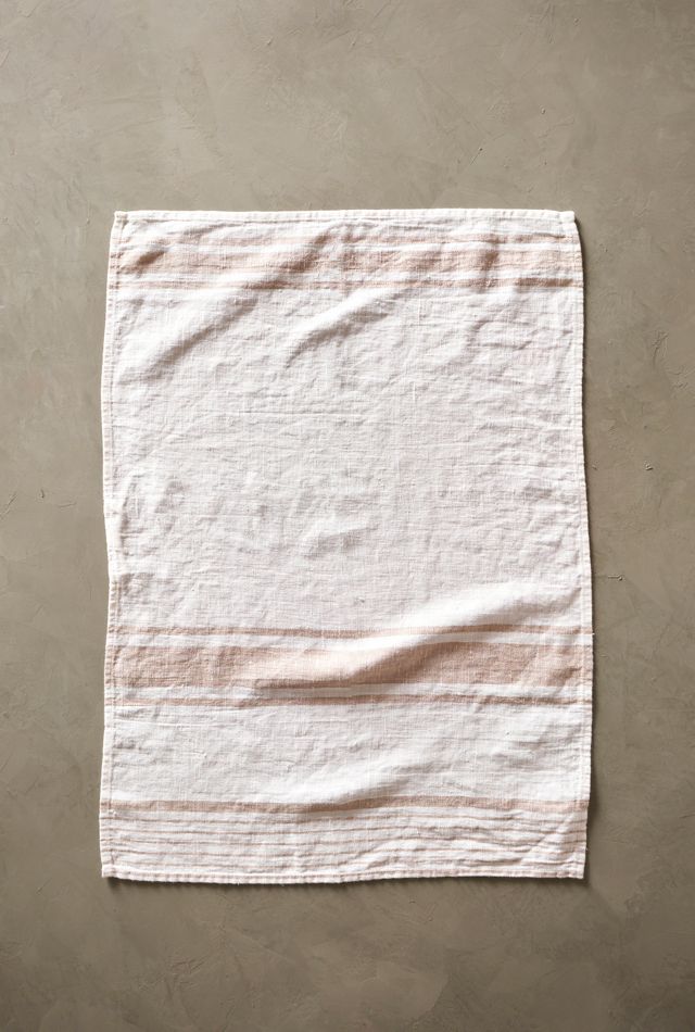 Lithuanian Linen Dish Towel, Market Stripe #1