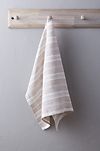 Lithuanian Linen Dish Towel, Taupe Stripe #1