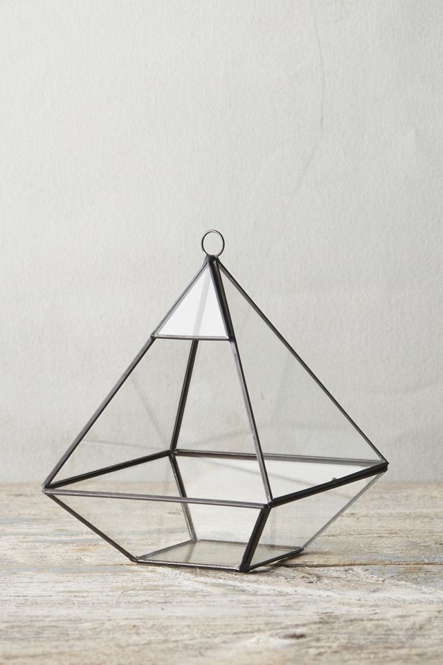 Framed Pyramid Hanging Terrarium #2