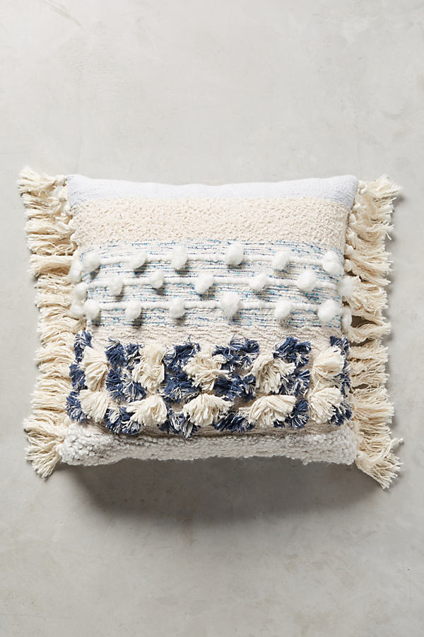 All Roads Design All Roads Marisol Pillow By  In Blue Size 20" Sq