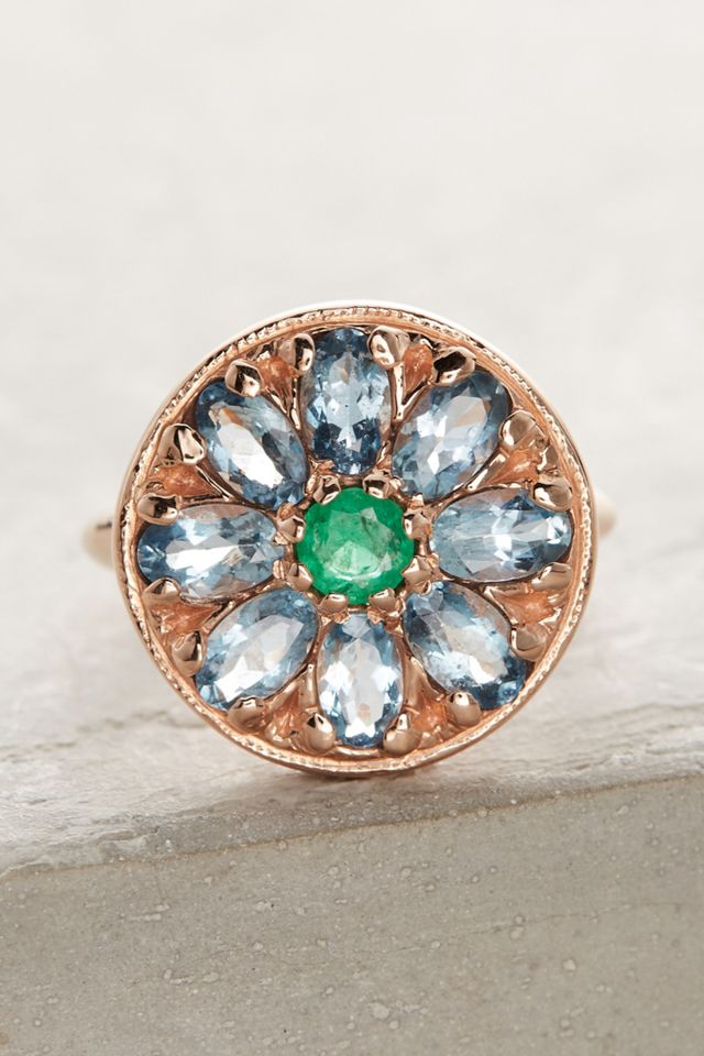 Emerald Mandala Ring #1