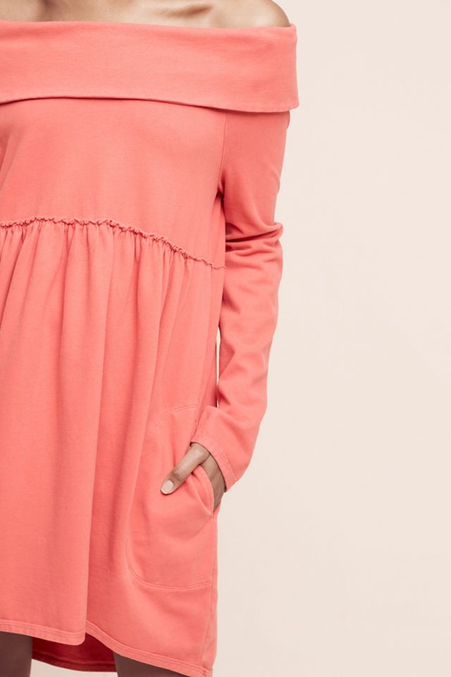 Off-The-Shoulder Cocoon Dress #1
