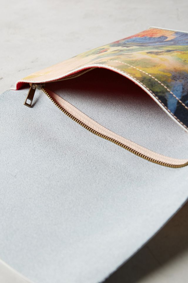 Watercolor Rose Clutch #2
