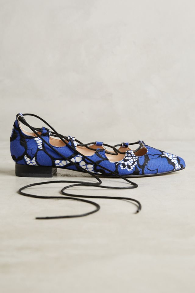 Billy Ella Ghillie Printed Flats #1