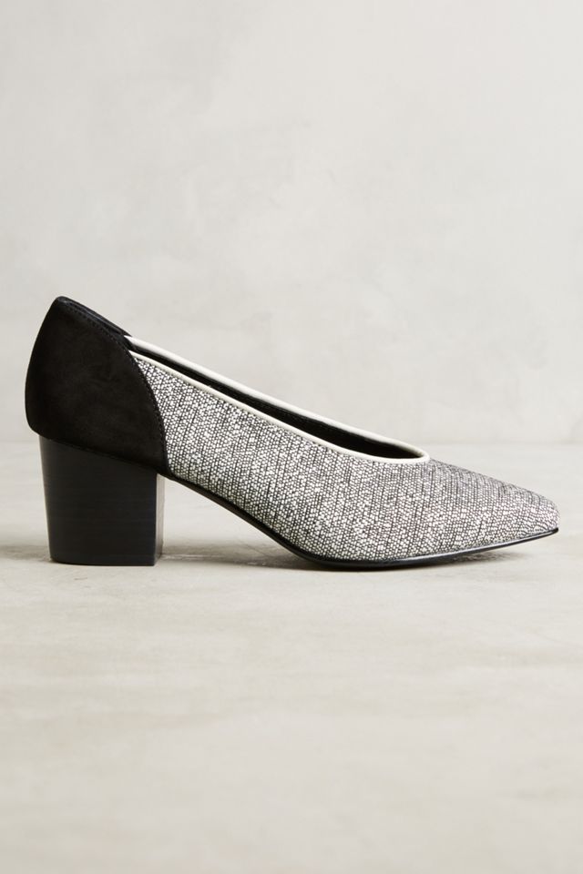 Intentionally Blank Pump Woven Heels #1