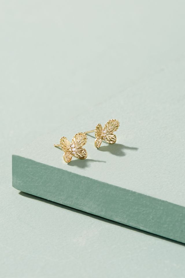 Anthropologie hot sale butterfly earrings