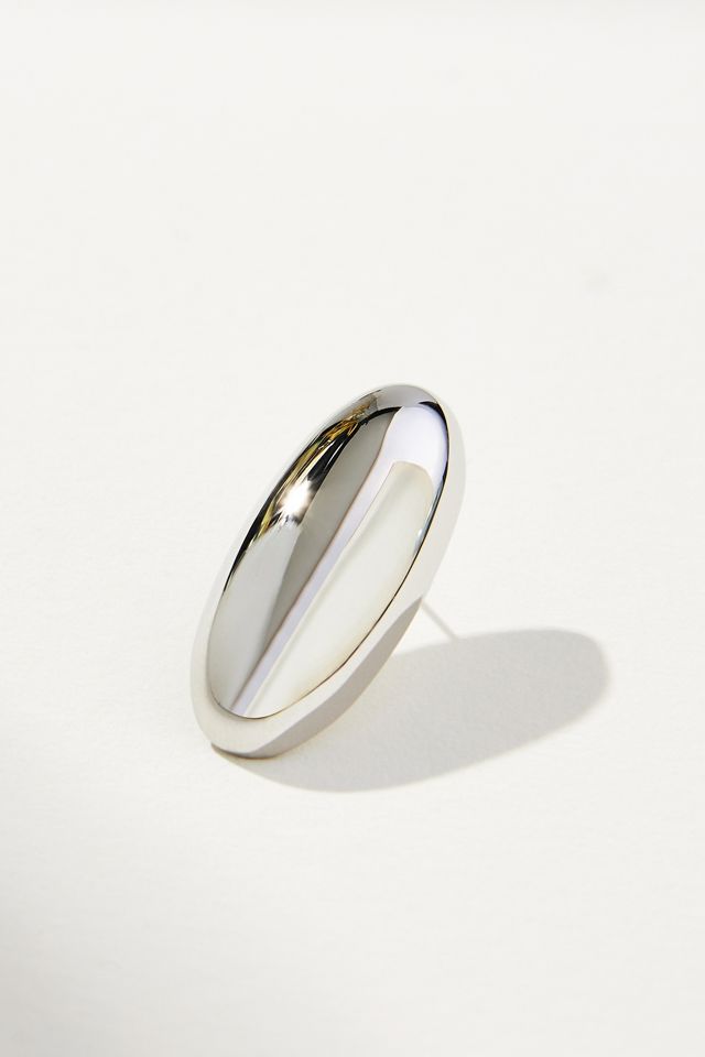 Oval Stud Earrings #1