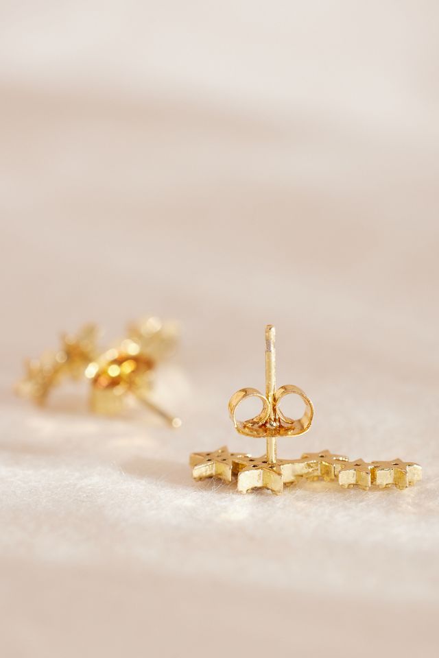 Boucles d'Oreilles Clous Grimpeur Étoile Scintillante #3