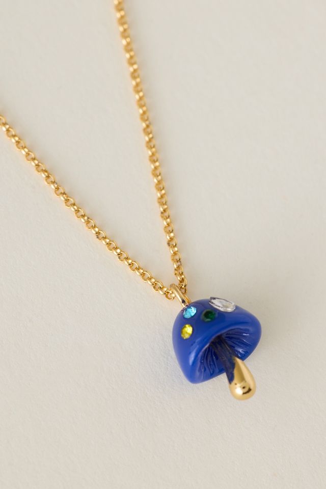 Mushroom Pendant Necklace #1