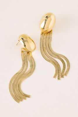 KMABEL Kayde Long Tassel Drop Earrings