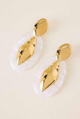 KMABEL Spechi Gold-Plated Drop Earrings