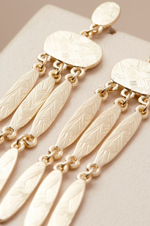 Pendientes Matijd Hammered Drop #1