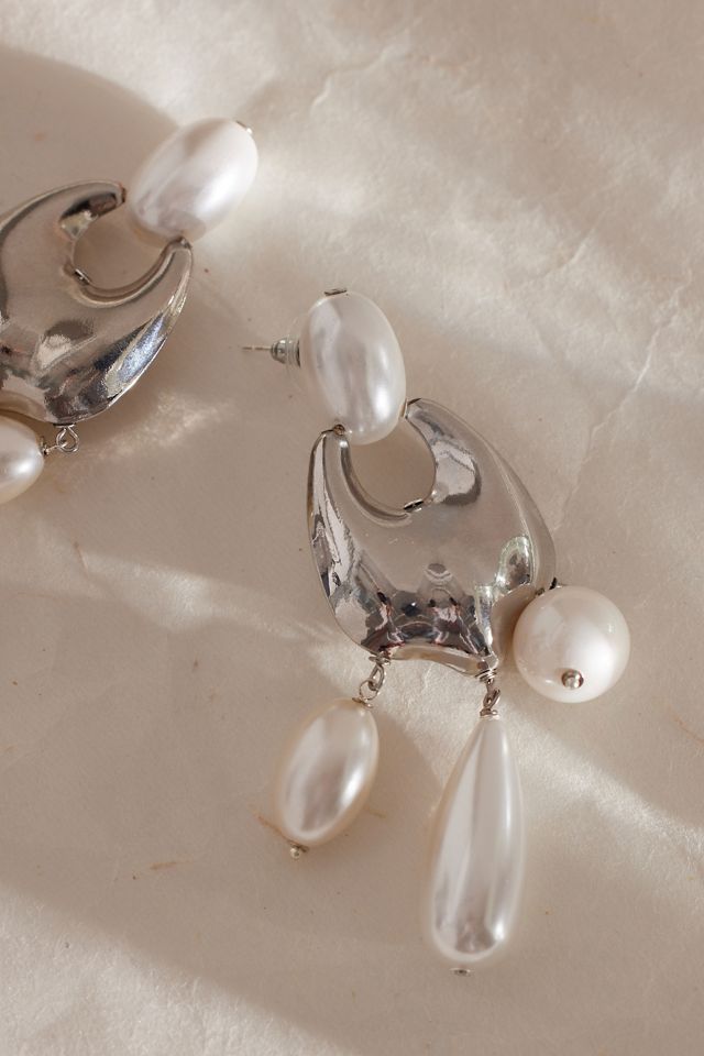 PearlDrop Chandelier Earrings Anthropologie UK