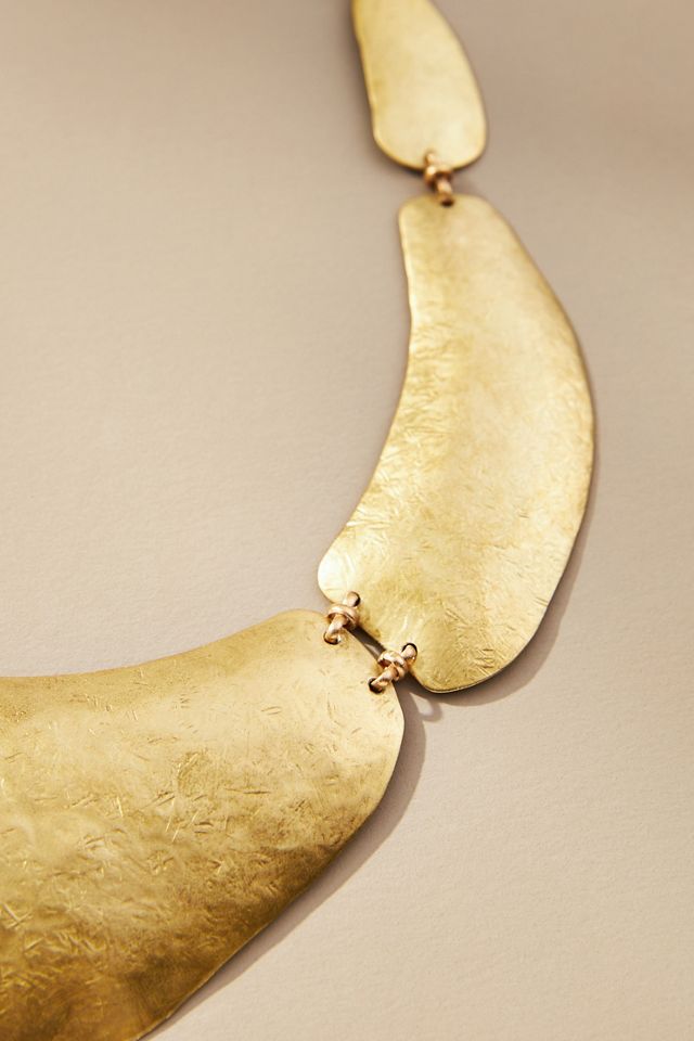 Collier ras-du-cou en métal audacieux #2