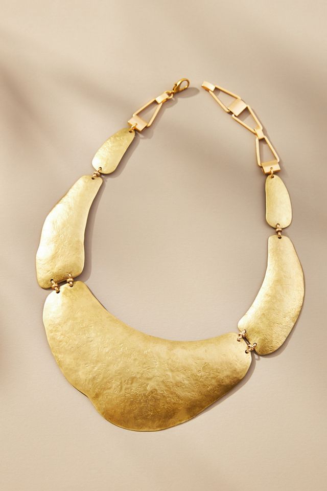 Collier ras-du-cou en métal audacieux #1