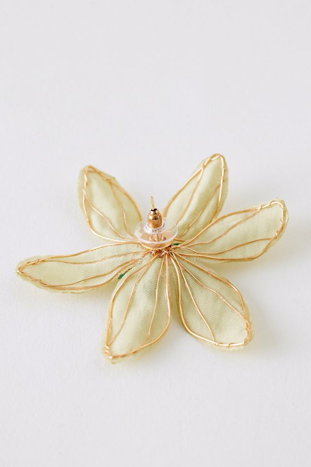 Aretes Florales Oversized #3