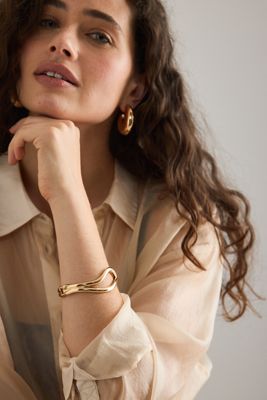 Bracelet jonc ondulé