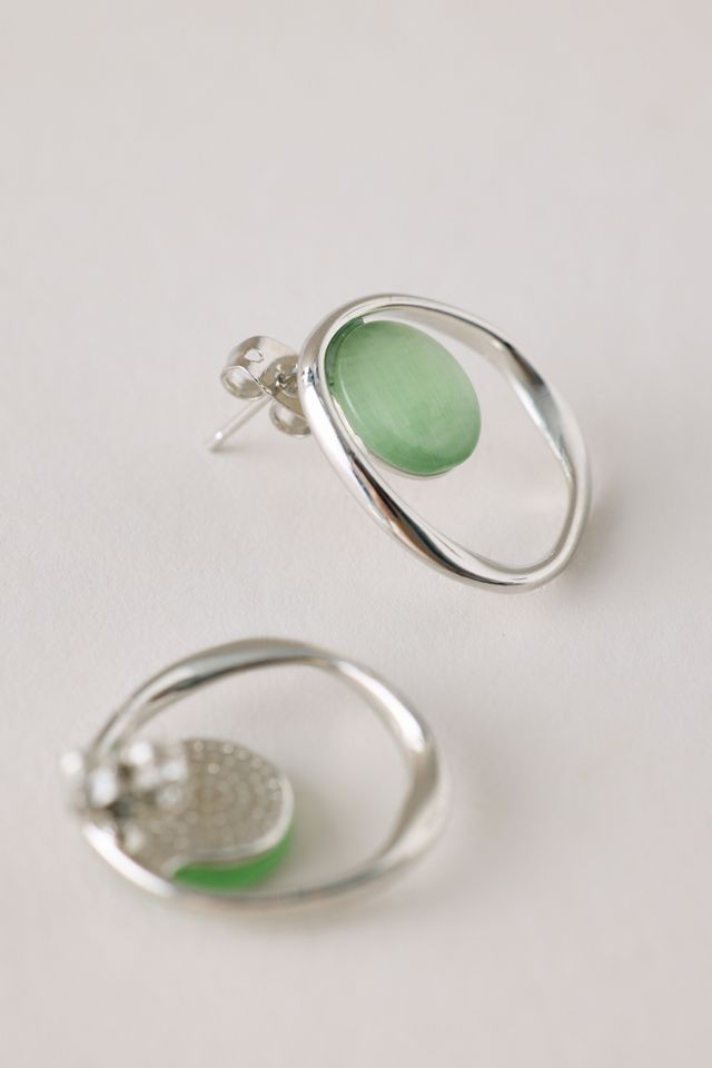 Ring Stone Earrings #1